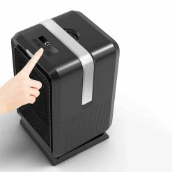 Best deal 🧨 1000W Cool Warm Dual-Purpose Electric Heater, Portable Home Office Smart Air Heater, Silent Shaking Head, Remote Control, EU Plug - White 👍 -Appliances Sales Store 1000W Cool Warm Dual Purpose Electric Heater White 517913 5