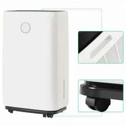 Best deal 😉 20L Dehumidifier Suitable for 55 square meters 3 in 1 Dehumidifier Air Purifier 4L Water Tank 😀 -Appliances Sales Store 25L 3 in 1 Dehumidifier for 63 Air Purifier 501453 2