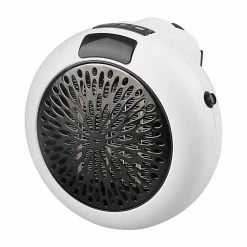Best reviews of 🔥 400W Electric Fan Heater, Mini Portable Round Air Heater, Ceramic Heating Element Desktop Winter Warmer, LED Display - White 🤩
