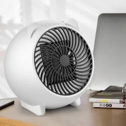 Wholesale ❤️ 500W Mini PTC Electric Fan Heater Winter Indoor Air Warmer - White 🎁 -Appliances Sales Store 500w electric fan heater white 1571992013779