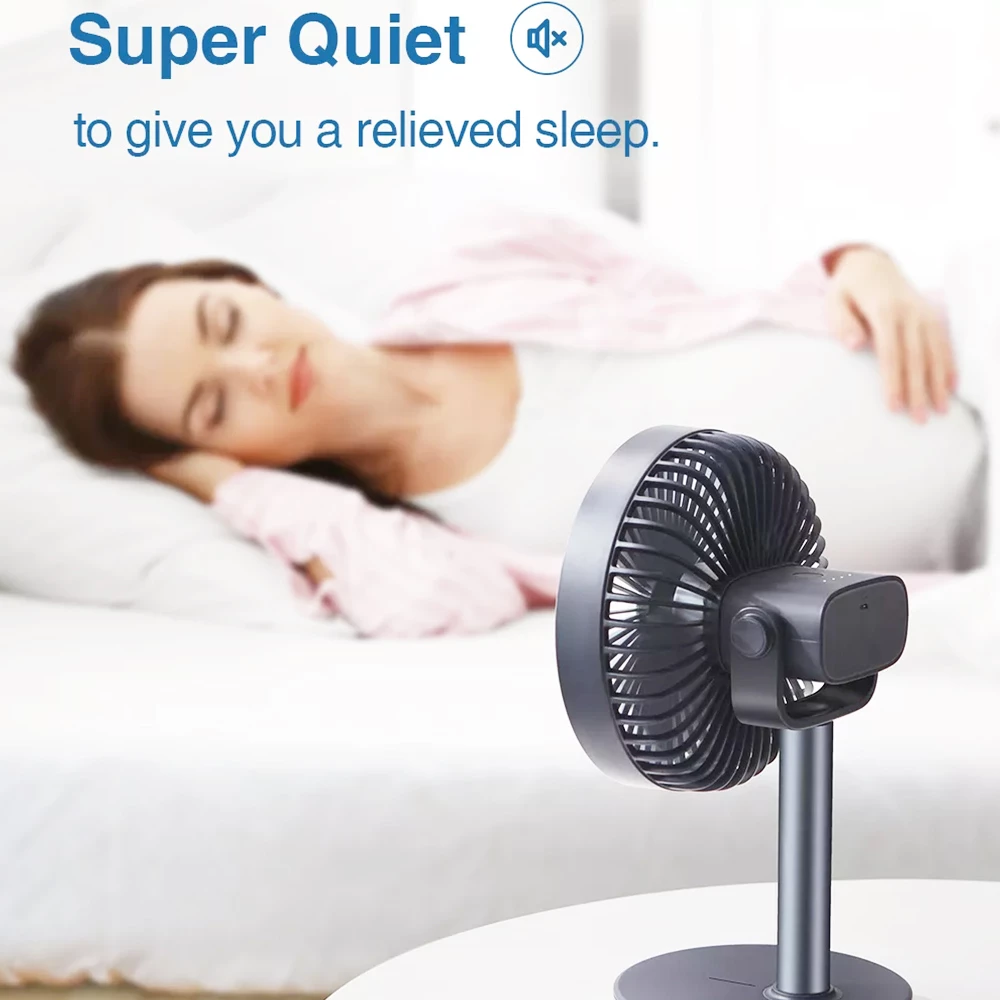 Top 10 ๐ JISULIFE F7B Portable Fan for Home Office Desk Table Clip Fan 4000mAh Battery Usb Rechargeable Silent Fans Ventiladores ๐ 4 Top 10 ๐ JISULIFE F7B Portable Fan for Home Office Desk Table Clip Fan 4000mAh Battery Usb Rechargeable Silent Fans Ventiladores ๐ - Image 2