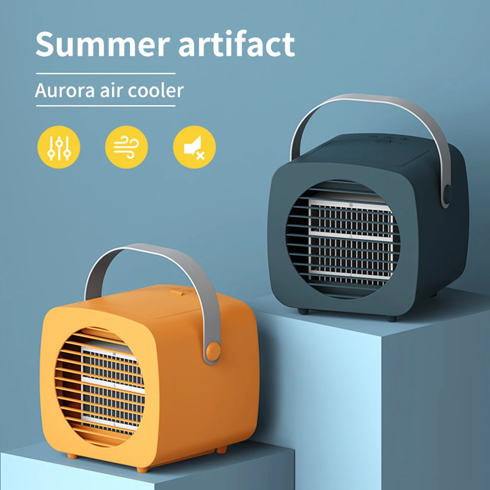 Coupon β Air Cooler Small Air Conditioner Fan Spray Humidification Refrigeration Aromatherapy Cooling Fan - Blue 𧨠5 Coupon β Air Cooler Small Air Conditioner Fan Spray Humidification Refrigeration Aromatherapy Cooling Fan - Blue 𧨠- Image 3