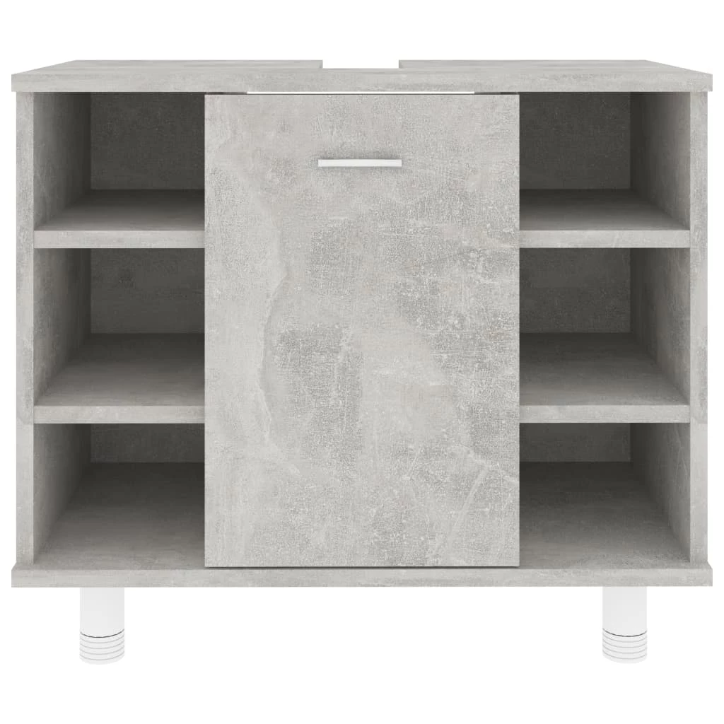 Buy 🤩 Bathroom Cabinet Concrete Grey 60x32x53.5 cm Chipboard 🧨 8 Buy 🤩 Bathroom Cabinet Concrete Grey 60x32x53.5 cm Chipboard 🧨 - Image 6