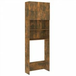 Appliances Sales Store -Appliances Sales Store Bathroom Cabinet Smoked Oak 64x25 5x190 cm 510759 1