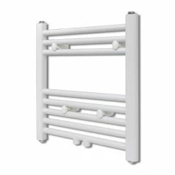 Best deal ❤️ Bathroom Central Heating Towel Rail Radiator Straight 480 x 480 mm 🔥