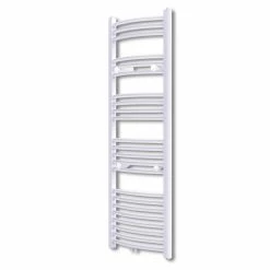 Best Pirce ✨ Bathroom Radiator Central Heating Towel Rail Curve 500 x 1424 mm 🥰