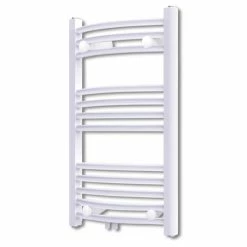 Deals ✨ Bathroom Radiator Central Heating Towel Rail Curve 500 x 764 mm 🧨