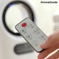 Best deal 🧨 Portable Bladeless Evaporative Air Conditioner with LED 4 Functions Ioniser/Ventilator/cooler/Humidifier 🎁 -Appliances Sales Store Bladeless Evaporative Air Conditioner with LED Evareer InnovaGoods 504820 5