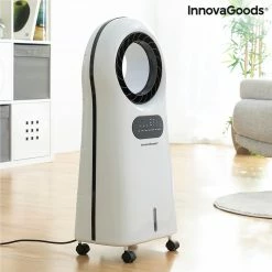 Best deal 🧨 Portable Bladeless Evaporative Air Conditioner with LED 4 Functions Ioniser/Ventilator/cooler/Humidifier 🎁 -Appliances Sales Store Bladeless Evaporative Air Conditioner with LED Evareer InnovaGoods 504820 7