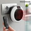 Deals ❤️ InnovaGoods 600W Electric Fan Heater, Mini Portable Plug-in Air Heater, Ceramic Heating Element, LED Display, Remote Control 🥰 -Appliances Sales Store Calefactor Cer mico de Enchufe con Mando a Distancia InnovaGoods 600W 517102 6