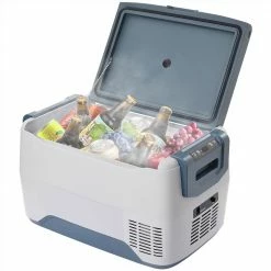 Wholesale 🌟 Portable Automotive Refrigerator 30L Capacity APP Control, for Travel, Car, Truck, RV, Camping, Barbecue, Picnic - Gray 👍
