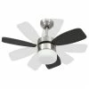 Promo ✨ Ceiling Fan with Light and Remote Control 76 cm Dark Brown ⭐ -Appliances Sales Store Ceiling Fan with Light and Remote Control 76 cm Dark Brown 466431 5