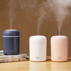 Discount 😀 Creative 300ML Dazzle Cup Air Humidifier USB Color Cycling Table Top Home Car Air Humidifier - White ✔️ -Appliances Sales Store Creative 300ML Dazzle Cup Air Humidifier 500056 3