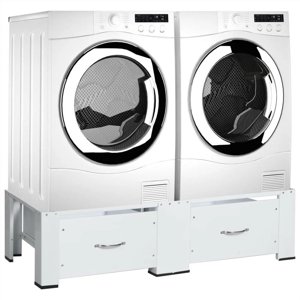 Hot Sale π₯ Double Washing and Drying Machine Pedestal with Drawers White π 4 Hot Sale π₯ Double Washing and Drying Machine Pedestal with Drawers White π - Image 2