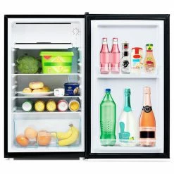 Promo 🤩 Fridge-freezer 88L Total Volume, 8L Freezer Volume, 80L Refrigerate Volume 106 kWh/annum, -18 -10 Celsius, LED Light 💯