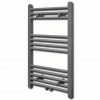 Best deal 😉 Grey Bathroom Central Heating Towel Rail Radiator Straight 500x764mm 😀 -Appliances Sales Store Grey Bathroom Central Heating Towel Rail Radiator Straight 500x764mm 427718 0