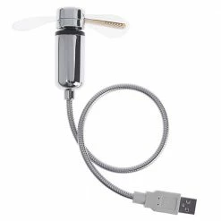 Budget ✔️ Intelligent USB Clock Fan Serpentine Fan for Laptop, with the Clock Pattern to Show Time, USB power supply 🌟 -Appliances Sales Store Intelligent USB Clock Fan Serpentine Fan 500592 2