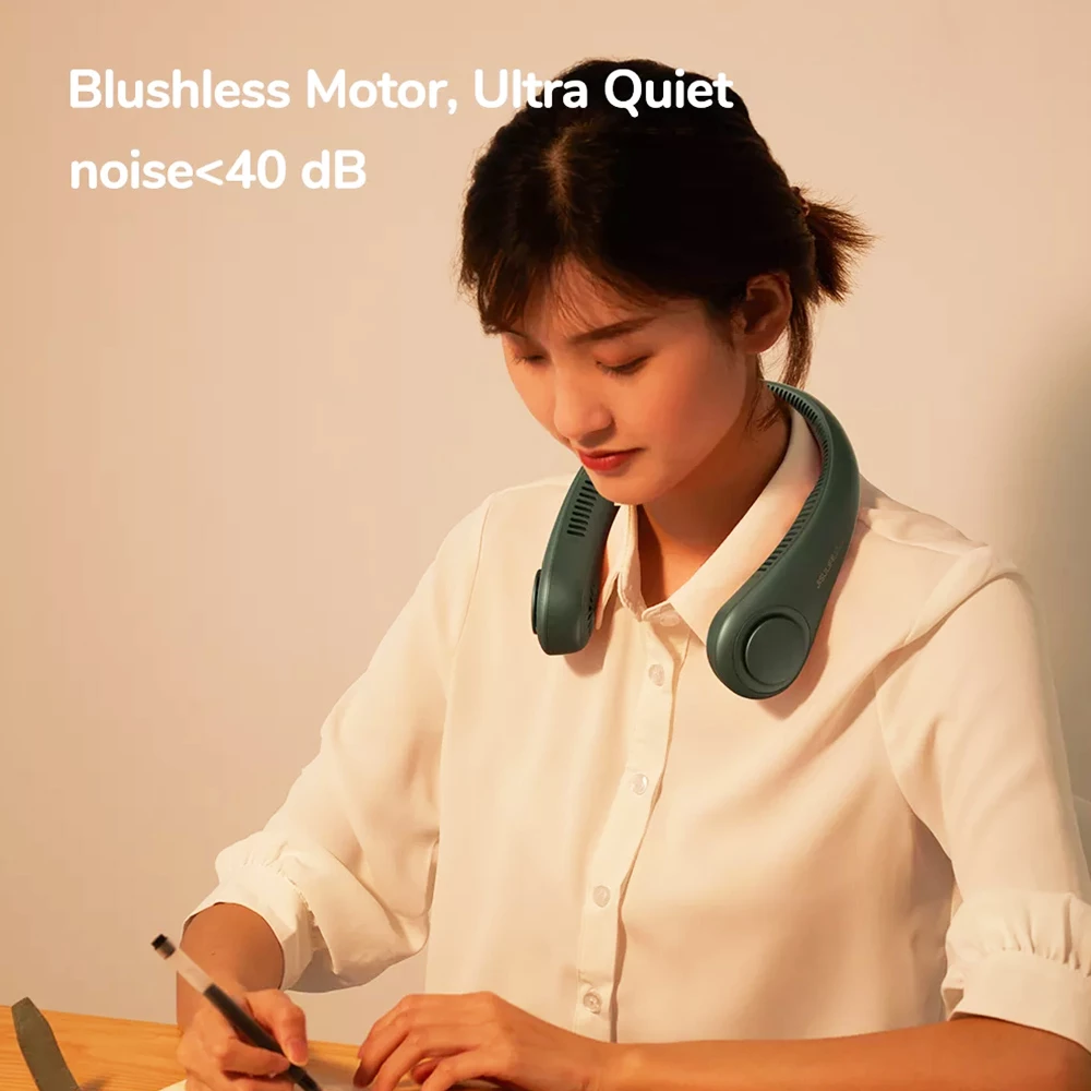 Cheap 👏 JISULIFE F12 Mini Neck Fan Portable Bladeless USB Rechargeable Mute Sports Fans for Outdoor Ventilador Portatil Abanicos 🌟 5 Cheap 👏 JISULIFE F12 Mini Neck Fan Portable Bladeless USB Rechargeable Mute Sports Fans for Outdoor Ventilador Portatil Abanicos 🌟 - Image 3