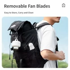 Discount ⌛ JISULIFE F16 Ceiling Fan USB Rechargeable Portable Household Electric Hanging Fans with Remote Control 🌟 -Appliances Sales Store JISULIFE F16 Ceiling Fan 497826 3