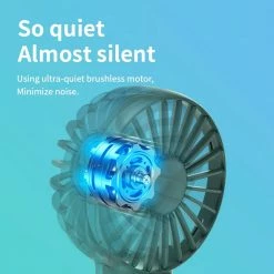 Deals 🧨 JISULIFE F20 Mini Fan USB Kipas Silence Portable Rechargeable Handheld Fans Vertical Air Cooler 2000 mAH ✨ -Appliances Sales Store JISULIFE F20 Mini Fan 497827 5
