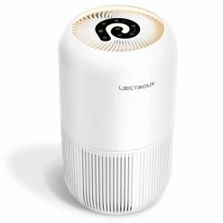 Best deal ❤️ Liectroux TR-8080 35W Air Purifier, 360 Degree Air Inlet, No Noise, UV-C Light, 4 Wind Speed, Remove 99.97% Dust Smoke 🤩 -Appliances Sales Store Liectroux TR 8080 35W Air Purifier for 507318 3