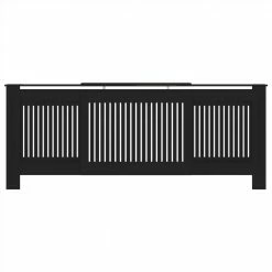 Best Sale 😍 MDF Radiator Cover Black 205 cm 🌟 -Appliances Sales Store MDF Radiator Cover Black 205 cm 466675 2