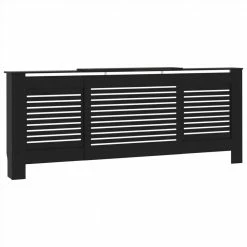 Discount 💯 MDF Radiator Cover Black 205 cm 🔥 -Appliances Sales Store MDF Radiator Cover Black 205 cm 467714 1
