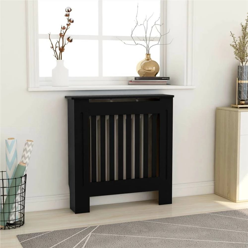 Buy 😀 MDF Radiator Cover Black 78 cm ❤️ 3 Buy 😀 MDF Radiator Cover Black 78 cm ❤️