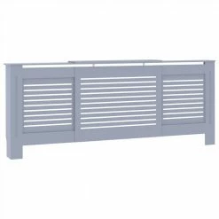 Coupon 🎉 MDF Radiator Cover Grey 205 cm 🎁 -Appliances Sales Store MDF Radiator Cover Grey 205 cm 467735 1