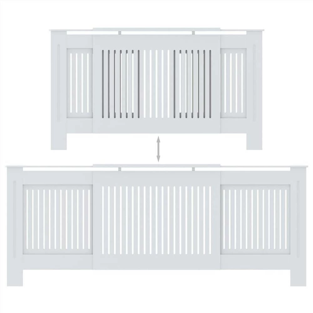 Best Pirce π MDF Radiator Cover White 205 cm π 7 Best Pirce π MDF Radiator Cover White 205 cm π - Image 5