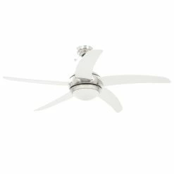 New 🎉 Ornate Ceiling Fan with Light 128 cm White 🥰 -Appliances Sales Store Ornate Ceiling Fan with Light 128 cm White 428452 5