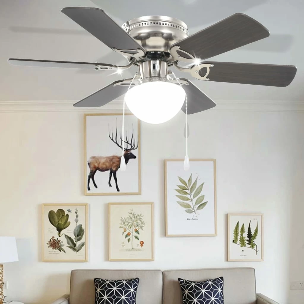 Top 10 π₯ Ornate Ceiling Fan with Light 82 cm Dark Brown π 4 Top 10 π₯ Ornate Ceiling Fan with Light 82 cm Dark Brown π - Image 2