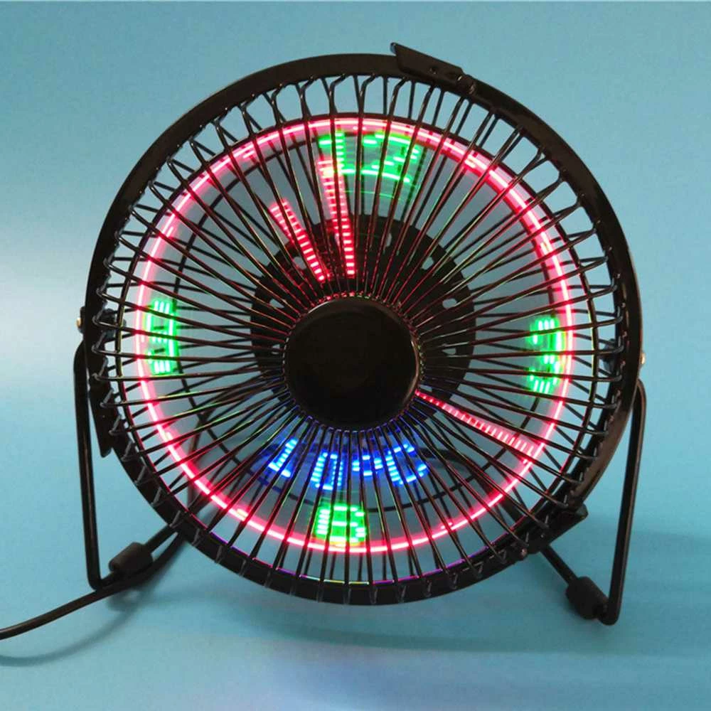 Cheapest ๐ฅ Portable LED Luminous 6 Inch Clock Fan Smart Display Memory Function Three Modes USB Charging - Black โค๏ธ 4 Cheapest ๐ฅ Portable LED Luminous 6 Inch Clock Fan Smart Display Memory Function Three Modes USB Charging - Black โค๏ธ - Image 2