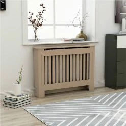 Discount 🥰 Radiator Cover 112x19x81 cm MDF 😉