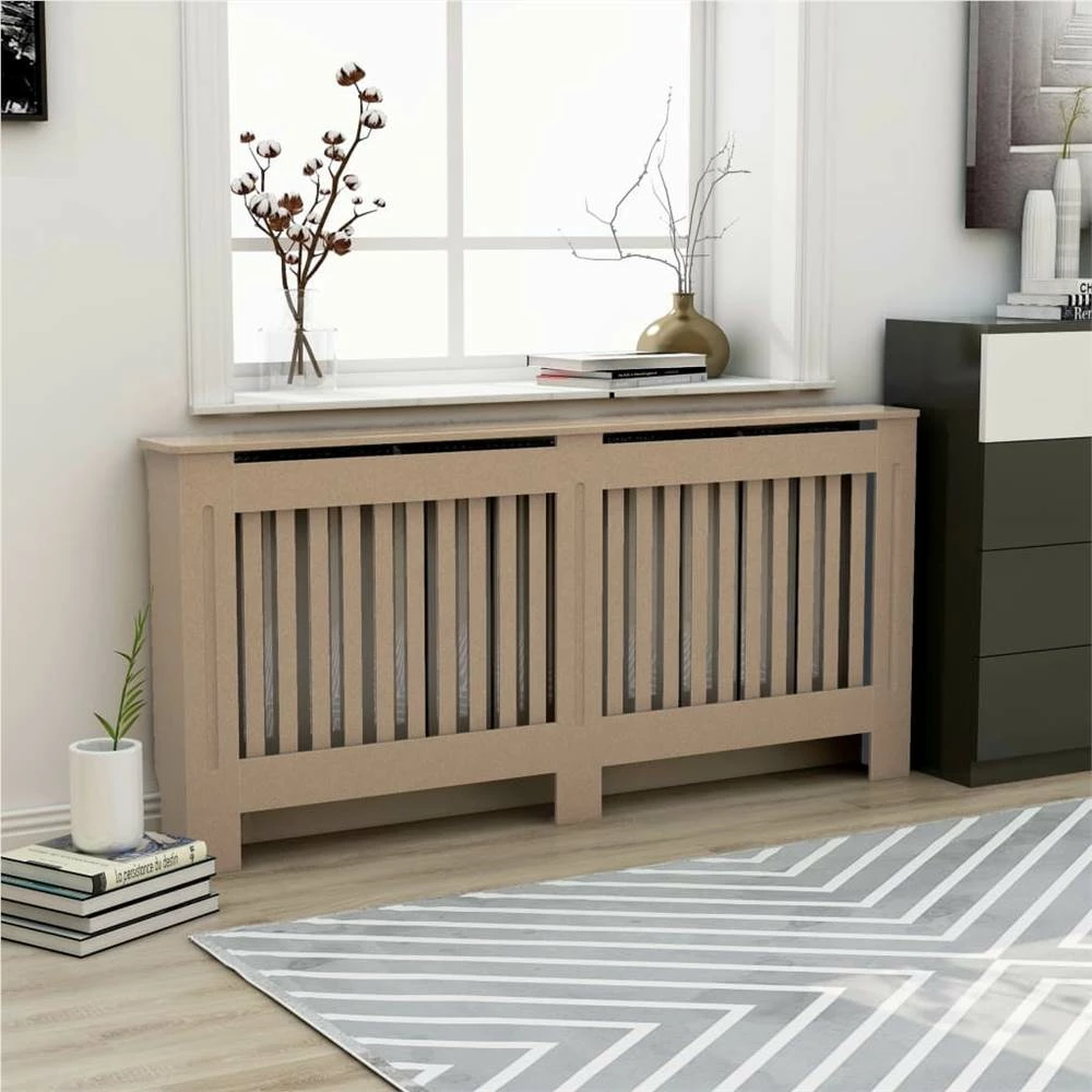 Cheap 🎉 Radiator Cover 172x19x81 cm MDF 🎉 3 Cheap 🎉 Radiator Cover 172x19x81 cm MDF 🎉