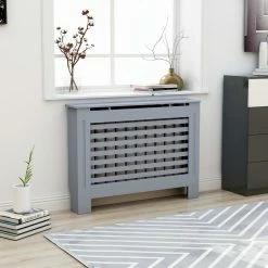 Best deal 👏 Radiator Cover Anthracite 112x19x81 cm MDF 😀