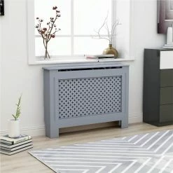 Appliances Sales Store 23 Best Sale 🔔 Radiator Cover Anthracite 112x19x81 cm MDF 🤩