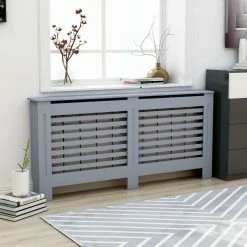 Best Pirce ✔️ Radiator Cover Anthracite 172x19x81 cm MDF 🤩