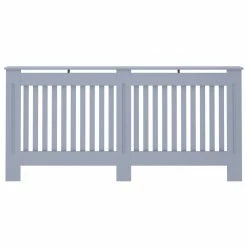 Budget ❤️ Radiator Cover Anthracite 172x19x81 cm MDF 👏 -Appliances Sales Store Radiator Cover Anthracite 172x19x81 cm MDF 429210 2