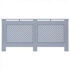 Discount ✔️ Radiator Cover Anthracite 172x19x81 cm MDF 🎉 -Appliances Sales Store Radiator Cover Anthracite 172x19x81 cm MDF 488870 2