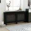 Best Pirce ❤️ Radiator Cover Black 172x19x81 cm MDF 🔥 2 Best Pirce ❤️ Radiator Cover Black 172x19x81 cm MDF 🔥 -Appliances Sales Store Radiator Cover Black 172x19x81 cm MDF 486219 0