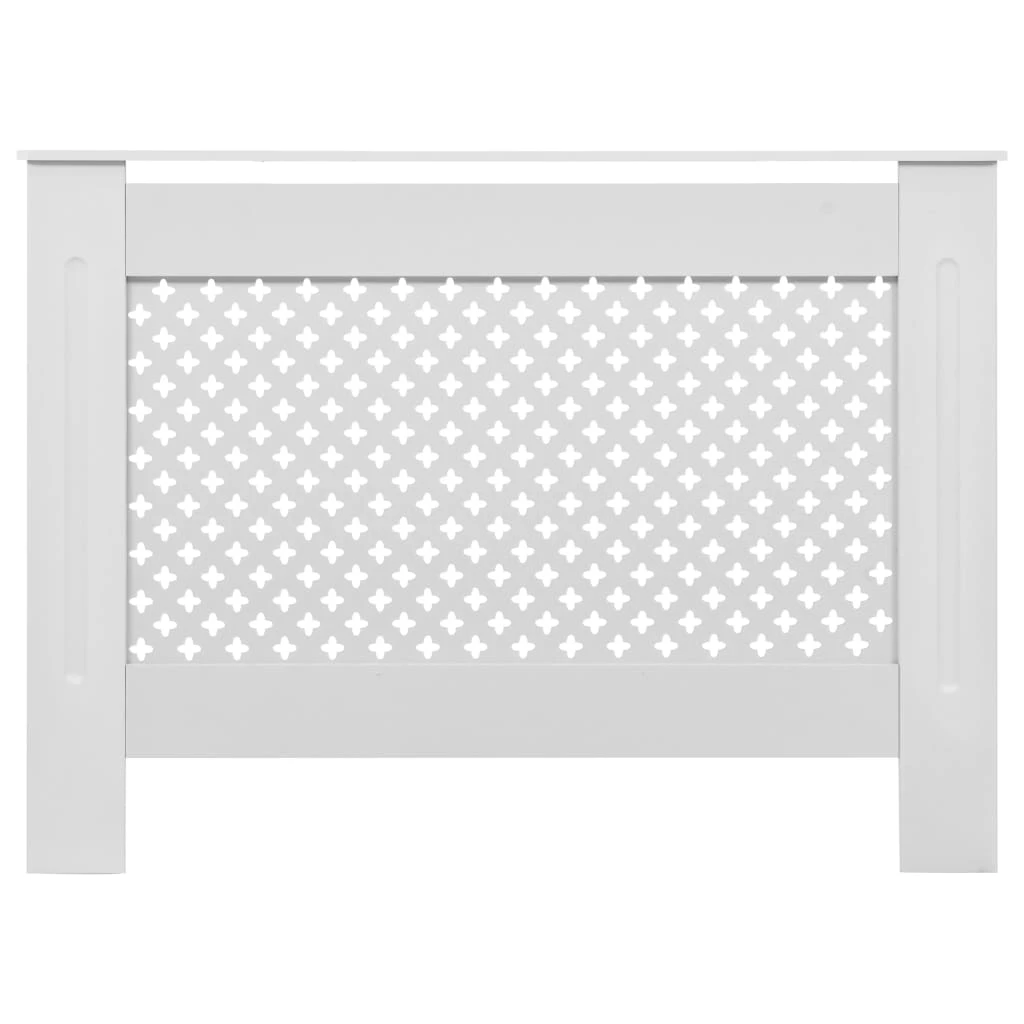 New ๐ Radiator Cover White 112x19x81.5 cm MDF ๐ 5 New ๐ Radiator Cover White 112x19x81.5 cm MDF ๐ - Image 3
