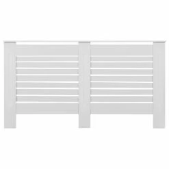 Flash Sale 🔥 Radiator Covers 2 pcs White 152x19x81.5 cm MDF ⌛ -Appliances Sales Store Radiator Covers 2 pcs White 152x19x81 5 cm MDF 428893 3