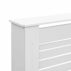 Flash Sale 🔥 Radiator Covers 2 pcs White 152x19x81.5 cm MDF ⌛ -Appliances Sales Store Radiator Covers 2 pcs White 152x19x81 5 cm MDF 428893 5