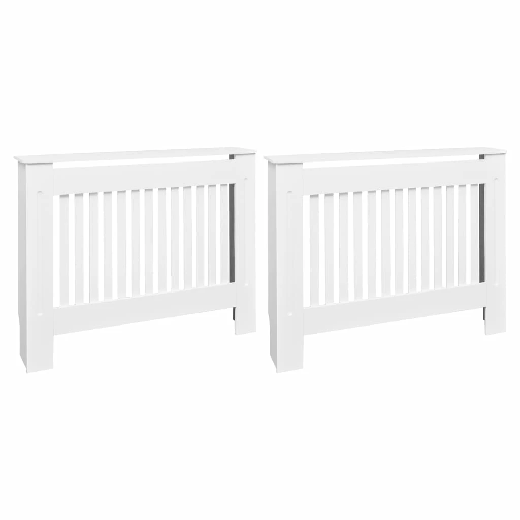 Cheapest π₯ Radiator Covers 2 pcs White MDF 112 cm π 4 Cheapest π₯ Radiator Covers 2 pcs White MDF 112 cm π - Image 2
