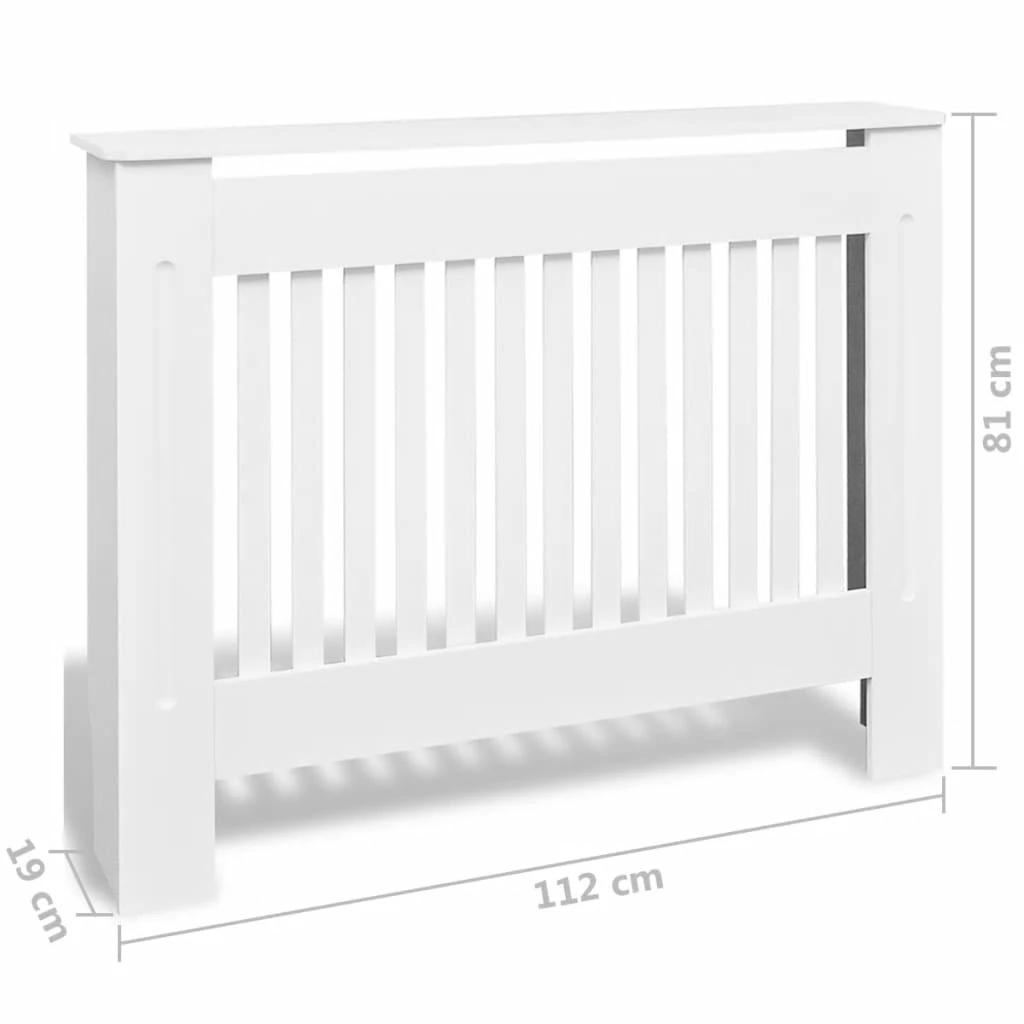 Cheapest π₯ Radiator Covers 2 pcs White MDF 112 cm π 6 Cheapest π₯ Radiator Covers 2 pcs White MDF 112 cm π - Image 4
