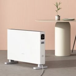 Cheapest ❤️ SmartMi 1S Smart Electric Heater with Touch Screen Control, IPX4 Rated, 2200W Power, Aluminum Heating Element, Wi-Fi and Mijia App Support for Bathroom, Living Room, Office, Home by Xiaomi Youpin - EU Version 🌟