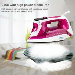 Wholesale 🔥 Sonifer SF9025 2400W Clothes Steam Iron with LCD Display, Household Fabric Electric Iron, 11 Selectable Ironing Programs ⭐ -Appliances Sales Store Sonifer SF9025 2400W Clothes Steam Iron 507629 2