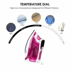 Wholesale 🔥 Sonifer SF9025 2400W Clothes Steam Iron with LCD Display, Household Fabric Electric Iron, 11 Selectable Ironing Programs ⭐ -Appliances Sales Store Sonifer SF9025 2400W Clothes Steam Iron 507629 3