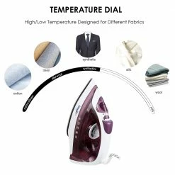 Top 10 ✨ Sonifer SF9034 1600W Clothes Electric Iron, Ceramic Soleplate, Fabric Steam Iron, 160ml Water Tank, Vertical Fast Heat ⭐ -Appliances Sales Store Sonifer SF9034 1600W Clothes Electric Iron 507630 4